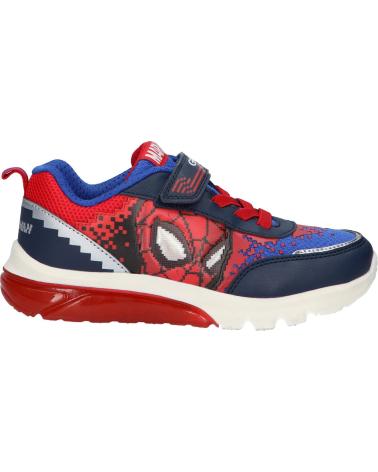 Sneaker für Junge GEOX J45LBF 014CE J CIBERDRON C0735 NAVY-RED NAVY-RED