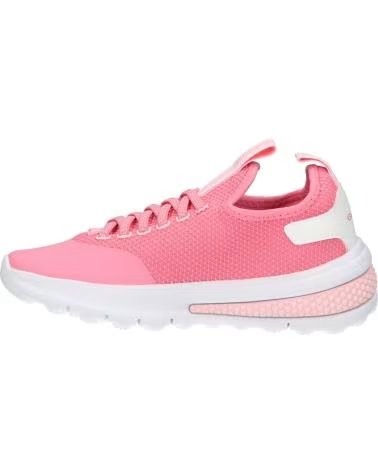 Sneaker für GEOX DAMEN- UND MÄDCHEN-SNEAKER J45LXB 0159J J ACTIVART C7Q1Z LT CORAL-WHITE