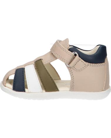 Sandálias de Menino geox B254VA 085BC B SANDAL MACCHIA C5244 BEIGE-MULTICOLOR
