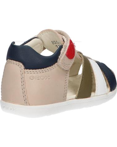 Sandálias de Menino geox B254VA 085BC B SANDAL MACCHIA C5244 BEIGE-MULTICOLOR