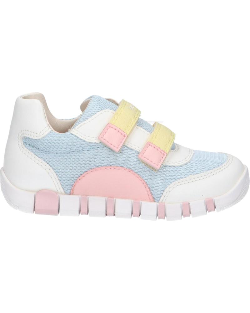 girl Trainers GEOX B3558A 01454 B IUPIDOO C0B1Z CRYSTAL-WHITE