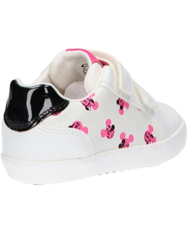 Sportif pour Fille GEOX B45D5D 08554 B KILWI C1441 WHITE-FLUOFUCHSIA C1441