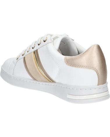 Sneaker für Damen GEOX D361BE 085NF D JAYSEN C1327 WHITE-LT GOLD WHITE-LT GOLD
