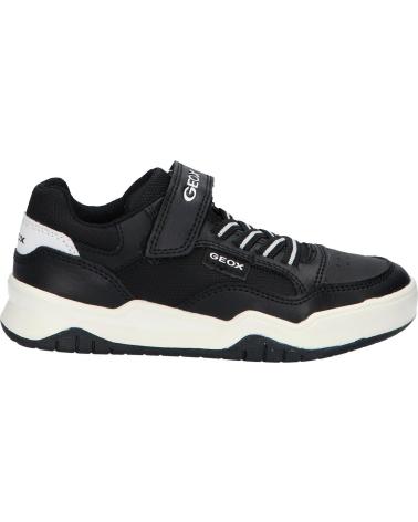 Sportif pour Garçon GEOX J167RB 0FEFU J PERTH C0127 BLACK-WHITE