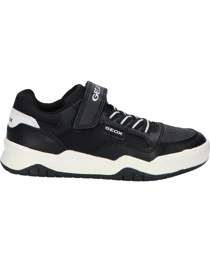 Sneaker für Junge GEOX J167RB 0FEFU J PERTH C0127 BLACK-WHITE