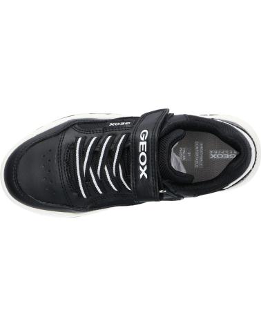 Sneaker für Junge GEOX J167RB 0FEFU J PERTH C0127 BLACK-WHITE