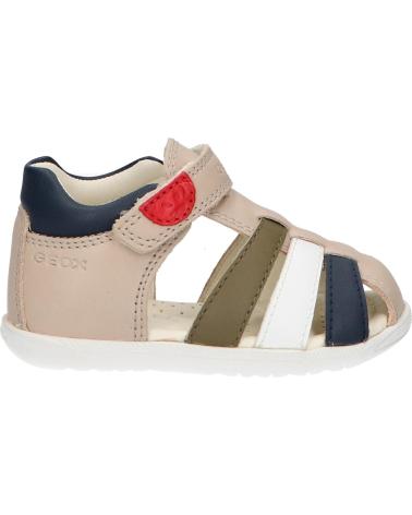 Sandálias de Menino geox B254VA 085BC B SANDAL MACCHIA C5244 BEIGE-MULTICOLOR