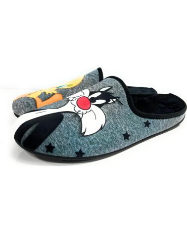 Pantufas de Mulher e Homem e Menino PONNY ZAPATILLAS CASA CABALLERO RELAX DIBUJOS GRIS