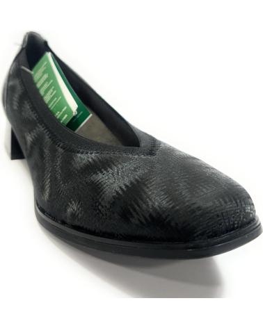 Chaussures pour Femme PITILLOS SALON PIEL ELASTICO CONFORT TAC NEGRO