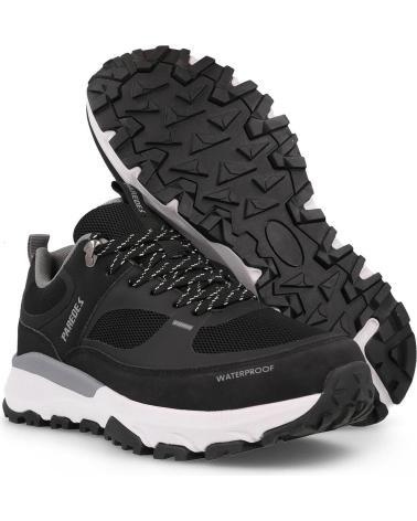Sportivo-De-Hombre-PAREDES-ZAPATILLAS-TREKKING-HOMBRE-LAMAS--NEGRO-NEGRO-NEGRO