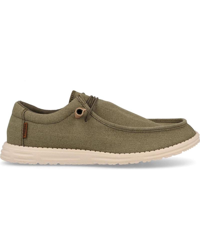 Scarpe-da-barca-per-uomo-PAREDES-ZAPATILLAS-CASUAL-HOMBRE-NAVAL--KAKI-KAKI-KAKI