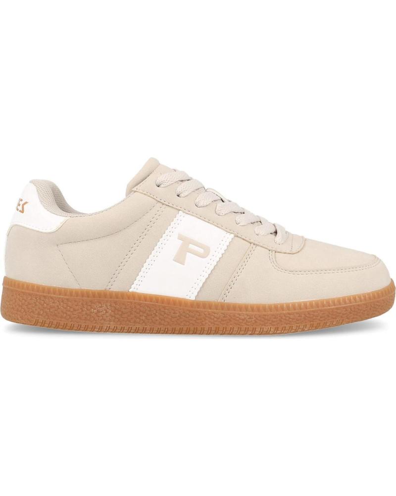 Sportivo per Donna PAREDES ZAPATILLAS CASUAL MUJER AREGUME  BEIGE BEIGE BEIGE