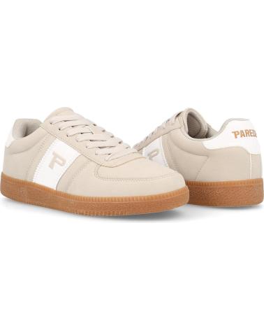 Sportivo per Donna PAREDES ZAPATILLAS CASUAL MUJER AREGUME  BEIGE BEIGE BEIGE