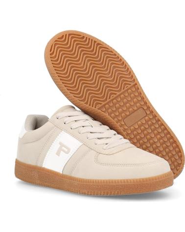 Sportivo per Donna PAREDES ZAPATILLAS CASUAL MUJER AREGUME  BEIGE BEIGE BEIGE