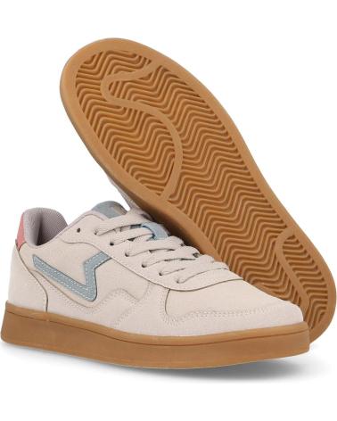 Esportes  de Mulher PAREDES ZAPATILLAS CASUAL MUJER NUARBE BEIGE BEIGE MARINO BEIGE MARINO