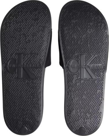 Chinelos de Homem CALVIN KLEIN SLIDE MONOGRAM CV NEGRO
