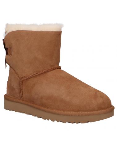 Stivaletti per Donna UGG 1016501 MINI BAILEY BOW II 6 CHESTNUT