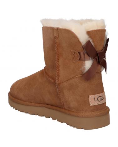 Stivaletti per Donna UGG 1016501 MINI BAILEY BOW II 6 CHESTNUT