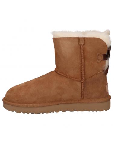 Stivaletti per Donna UGG 1016501 MINI BAILEY BOW II 6 CHESTNUT