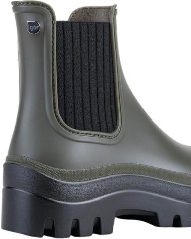 Botas de agua pour Femme et Fille IGOR BOTINES DE AGUA SOUL BLACK VERDE