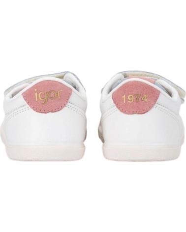 Sneaker für Mädchen IGOR ZAPATILLAS DE DEPORTE BLANCO Y ROSA
