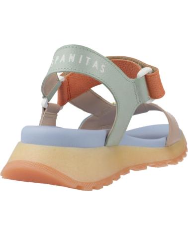 Sandales pour Femme HISPANITAS SANDALIAS MUJER MODELO CHV253896 COLOR MULTICOLOR EUCALIPTO