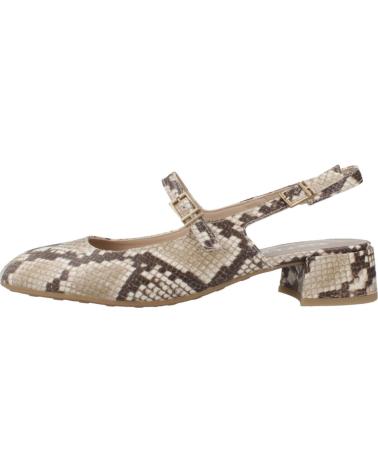 Sapatos de Mulher HISPANITAS BAILARINAS MUJER MODELO HV253818 COLOR ANIMAL PRINT TAUPE