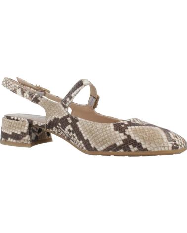 Sapatos de Mulher HISPANITAS BAILARINAS MUJER MODELO HV253818 COLOR ANIMAL PRINT TAUPE