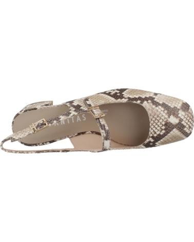 Sapatos de Mulher HISPANITAS BAILARINAS MUJER MODELO HV253818 COLOR ANIMAL PRINT TAUPE