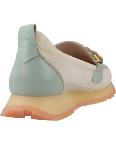 Mocassins de Mulher HISPANITAS MOCASINES MUJER MODELO HV253948 COLOR VERDE EUCLPT