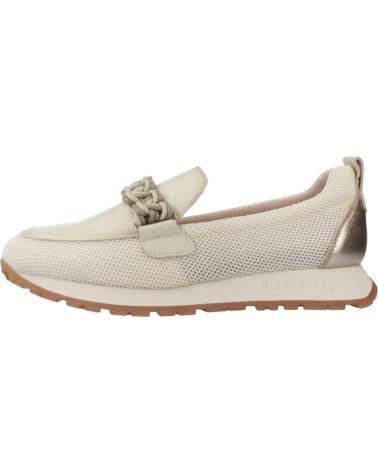 Halbschuhe für Damen HISPANITAS MOCASINES MUJER MODELO HV253948 COLOR MARRON CLARO CAVA