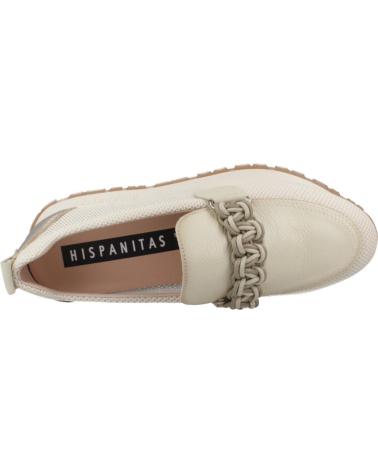Halbschuhe für Damen HISPANITAS MOCASINES MUJER MODELO HV253948 COLOR MARRON CLARO CAVA