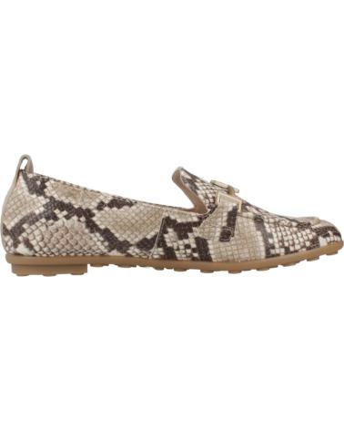 Mocassini per Donna HISPANITAS MOCASINES MUJER MODELO HV254027 COLOR ANIMAL PRINT TAUPE