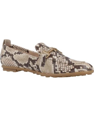 Mocassini per Donna HISPANITAS MOCASINES MUJER MODELO HV254027 COLOR ANIMAL PRINT TAUPE