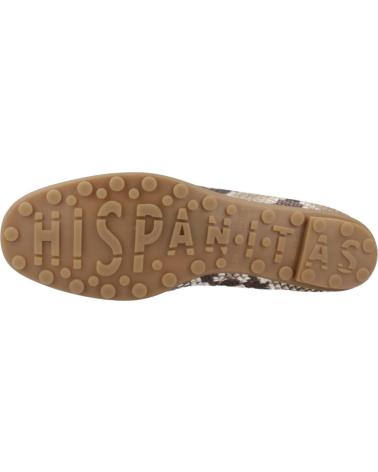 Mocassini per Donna HISPANITAS MOCASINES MUJER MODELO HV254027 COLOR ANIMAL PRINT TAUPE