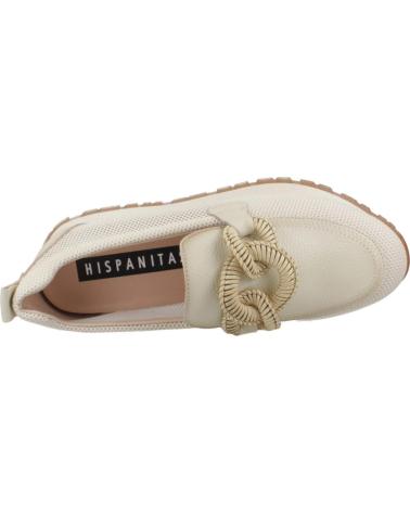 Woman Mocasines HISPANITAS MOCASINES MUJER MODELO HV254065 COLOR MARRON CLARO LATTE