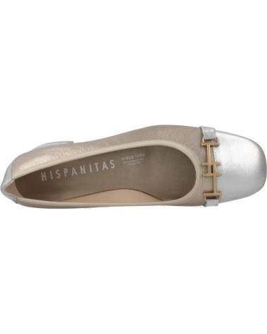 Ballerinas für Damen HISPANITAS SANDALIAS MUJER MODELO HV254078 COLOR ORO CAVA