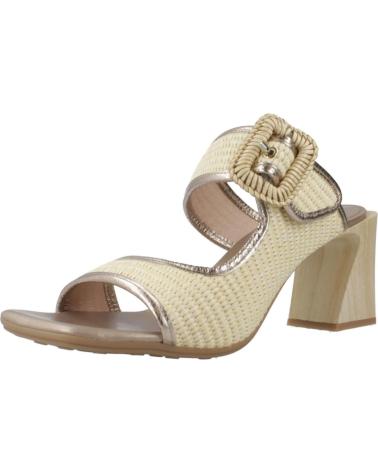 Woman Sandals HISPANITAS SANDALIAS MUJER MODELO RHV254048 COLOR MARRON CLARO LATTE