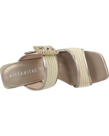 Woman Sandals HISPANITAS SANDALIAS MUJER MODELO RHV254048 COLOR MARRON CLARO LATTE