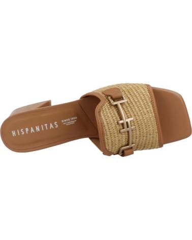 Sandales pour Femme HISPANITAS SANDALIAS MUJER MODELO RHV254071 COLOR MARRON CUOIO