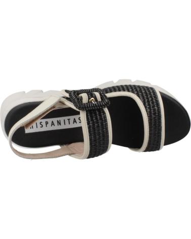 Sandali per Donna HISPANITAS SANDALIAS MUJER MODELO RHV254084 COLOR NEGRO LATTE