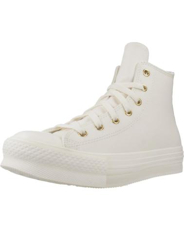 girl Trainers CONVERSE ZAPATILLAS NINA MODELO CHUCK TAYLOR ALL STAR EVA LIFT LEATHE EGRET