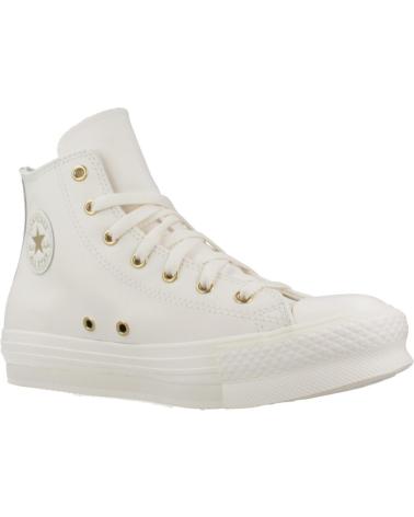 girl Trainers CONVERSE ZAPATILLAS NINA MODELO CHUCK TAYLOR ALL STAR EVA LIFT LEATHE EGRET