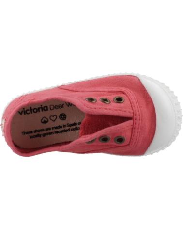 Sneaker für Mädchen und Junge VICTORIA ZAPATILLAS NINO MODELO 06627 COLOR ROSA CORAL