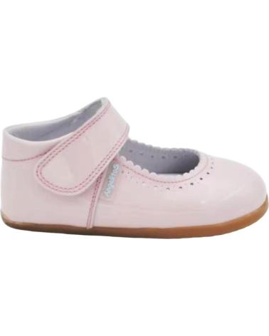 Sapatos de Menina ANGELITOS ZAPATOS 541 MERCEDITAS RESPETUOSA CHAROL ROSA