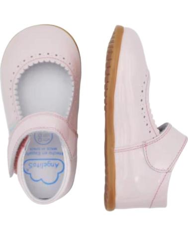 Sapatos de Menina ANGELITOS ZAPATOS 541 MERCEDITAS RESPETUOSA CHAROL ROSA