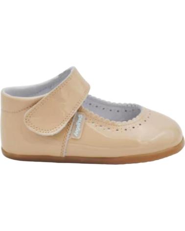 Sapatos de Menina ANGELITOS ZAPATOS 541 MERCEDITAS RESPETUOSA CHAROL MARRóN
