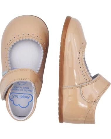 Sapatos de Menina ANGELITOS ZAPATOS 541 MERCEDITAS RESPETUOSA CHAROL MARRóN
