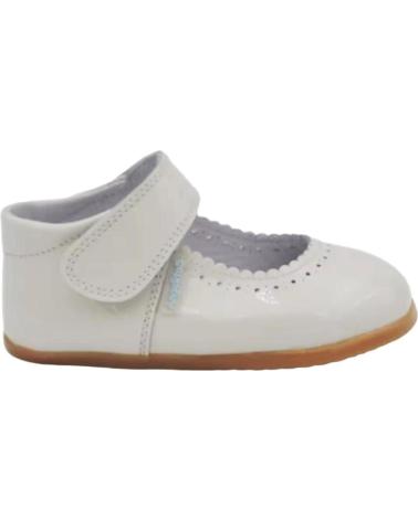 Sapatos de Menina ANGELITOS ZAPATOS 541 MERCEDITAS RESPETUOSA CHAROL BEIGE