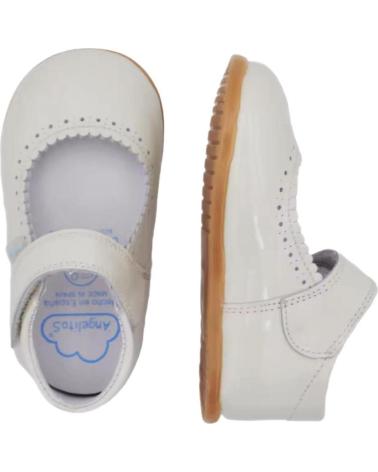 Sapatos de Menina ANGELITOS ZAPATOS 541 MERCEDITAS RESPETUOSA CHAROL BEIGE